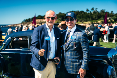 Todd Blue Pebble Beach podium finish image
