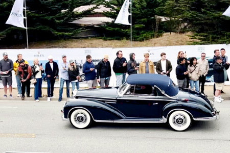 1956 Mercedes-Benz 300 SC Cabriolet at the Pebble Beach Tour d’Elegance